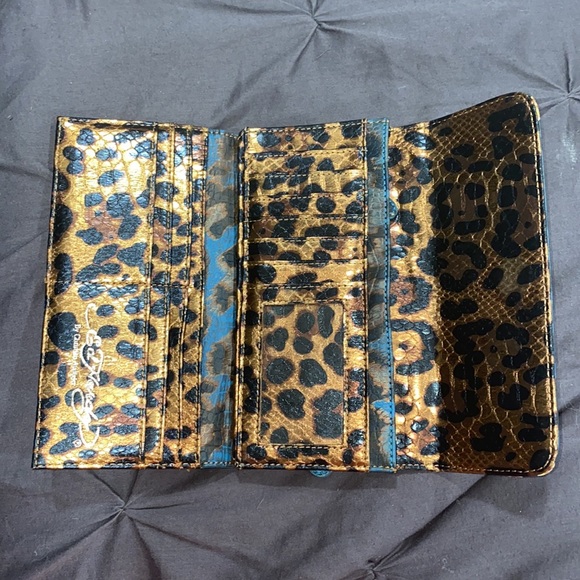 Blue Leopard Wallet - Picture 3 of 4